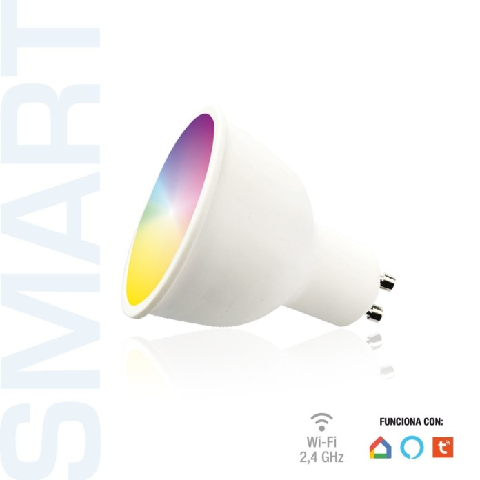 GU10 dimable RGB 5W smart led