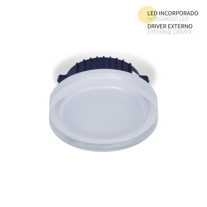 Empotrable redondo fijo 9W led