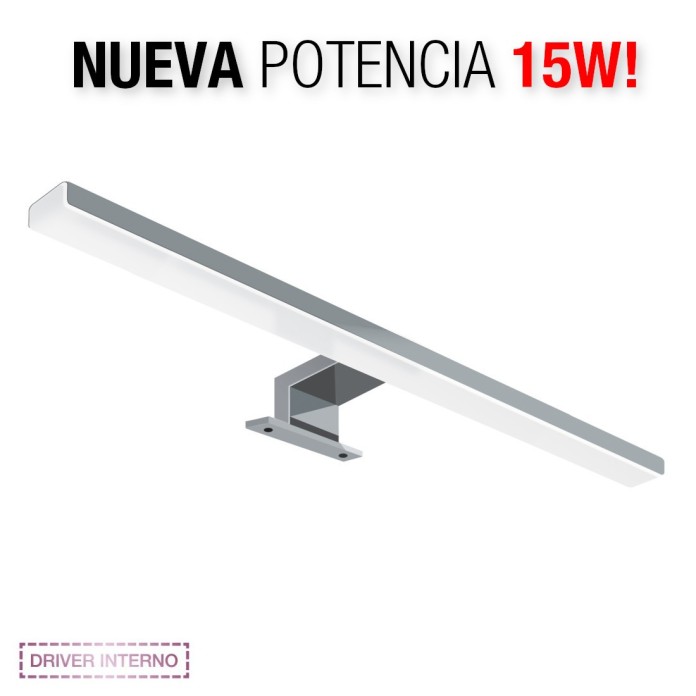 Aplique de baño 15W 4500K